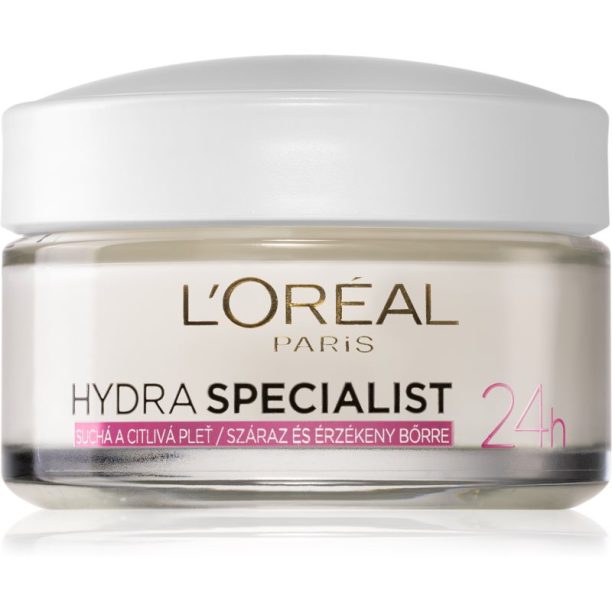 L’Oréal Paris Hydra Specialist дневен хидратиращ крем за чувствителна и суха кожа 50 мл.