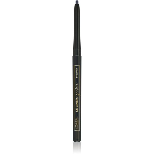 L’Oréal Paris Le Liner Signature дълготраен молив за очи цвят 01 Noir Cashmere 0