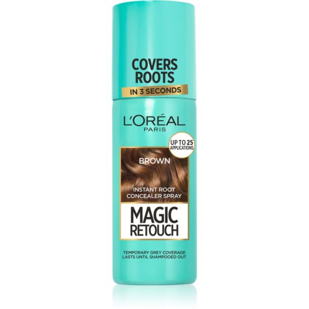 L’Oréal Paris Magic Retouch спрей за мигновено прикриване на израснала коса цвят Brown 75 мл. на ниска цена