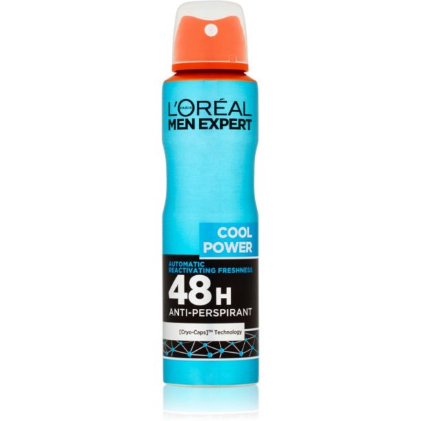 L’Oréal Paris Men Expert Cool Power антиперспирант-спрей 150 мл.