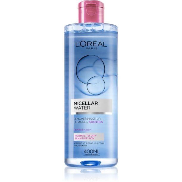 L’Oréal Paris Micellar Water мицеларна вода за нормална към смесена кожа на лицето 400 мл.