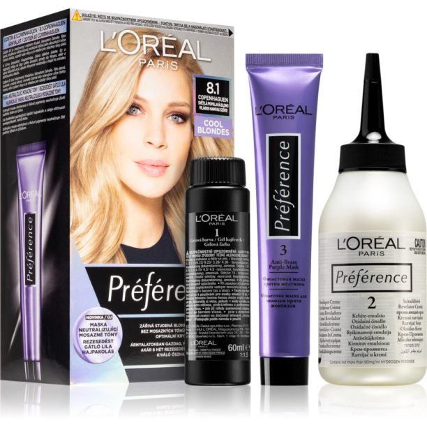 L’Oréal Paris Préférence боя за коса цвят 8.1 Copenhaguen