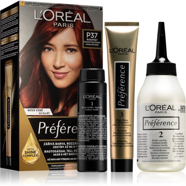 L’Oréal Paris Préférence боя за коса цвят P37 Budapest 1 бр.