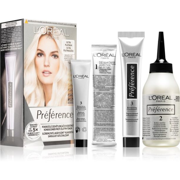 L’Oréal Paris Préférence боя за коса цвят Ultra Platinum