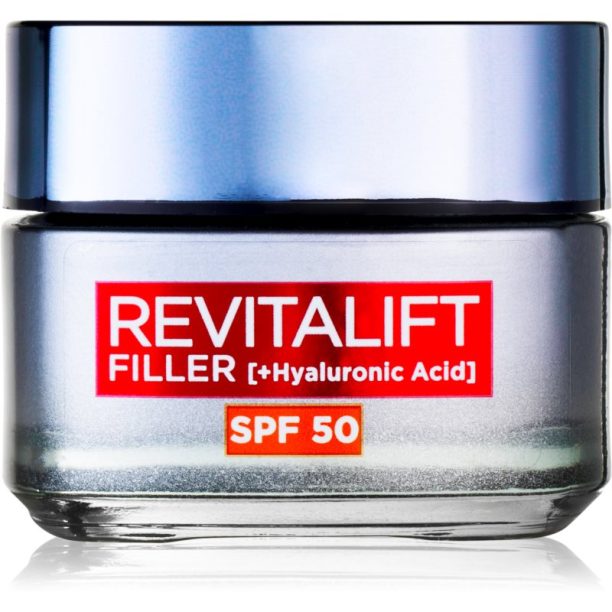 L’Oréal Paris Revitalift Filler дневен крем против стреене на кожата SPF 50 50 мл.