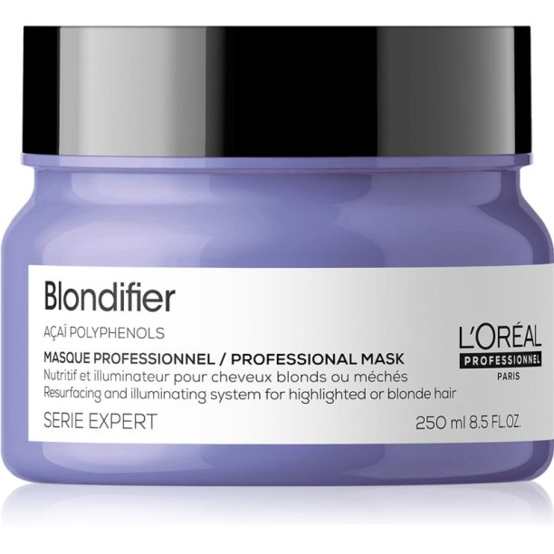 L’Oréal Professionnel Serie Expert Blondifier регенерираща и възстановяваща маска за блонд коса и коса с кичури 250 мл. на ниска цена