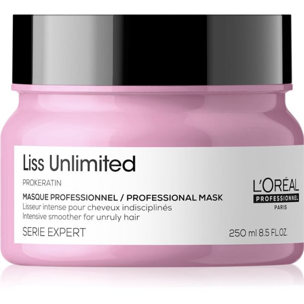 L’Oréal Professionnel Serie Expert Liss Unlimited изглаждаща маска за непокорна коса 250 мл. на ниска цена