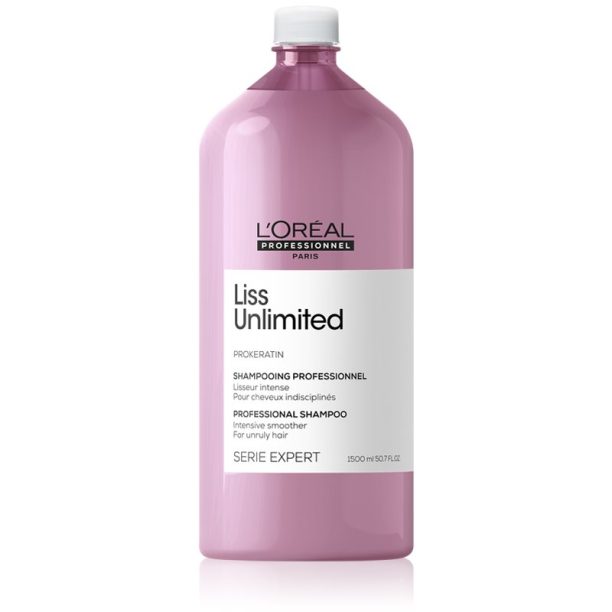 L’Oréal Professionnel Serie Expert Liss Unlimited изправящ шампоан за непокорна коса 1500 мл.