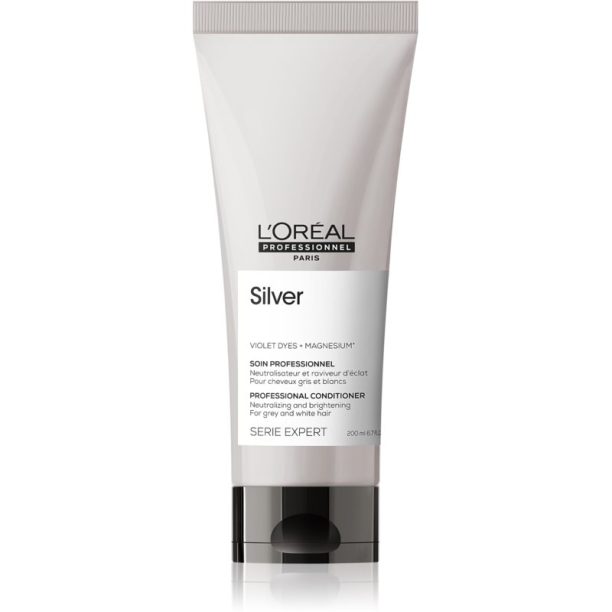 L’Oréal Professionnel Serie Expert Silver озаряващ балсам за сива коса 200 мл.