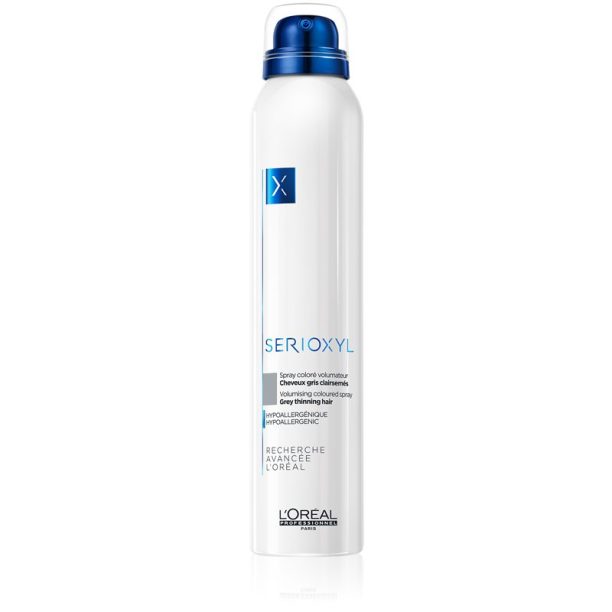 L’Oréal Professionnel Serioxyl Volumizing Coloured Spray спрей боя за обем Grey 200 мл.