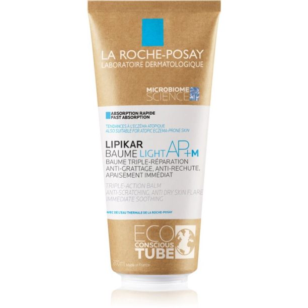 La Roche-Posay Lipikar Baume AP+M регенериращ балсам за тяло за суха и чувствителна кожа 200 мл.