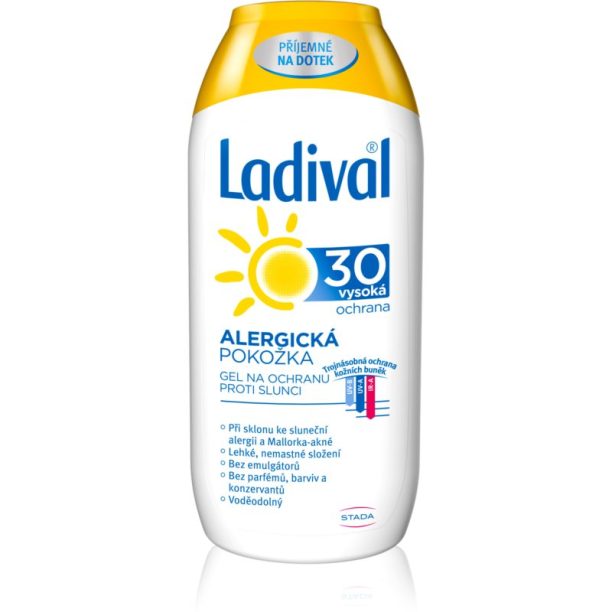 Ladival Allergic защитен крем-гел за слънчеви бани против слънчеви алергии SPF 30 200 мл.