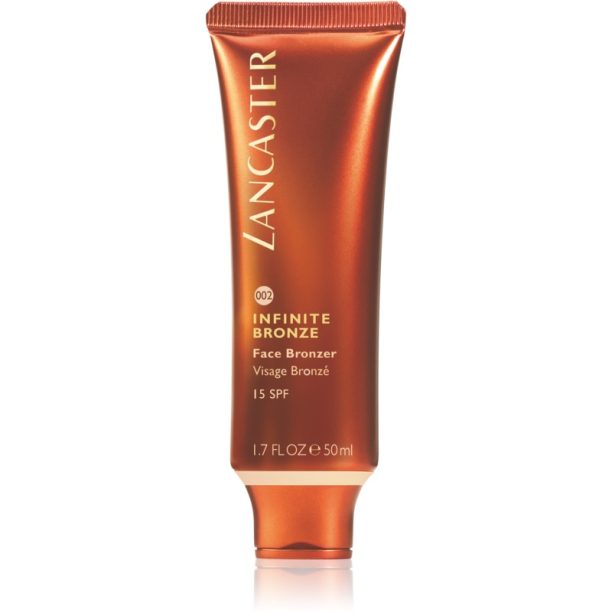 Lancaster Infinite Bronze Face Bronzer бронзиращ гел за лице SPF 15 цвят 002 Sunny 50 мл.