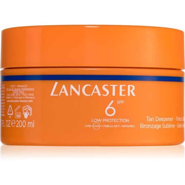 Lancaster Sun Beauty Tan Deepener защитен тониращ гел SPF 6 200 мл. на ниска цена