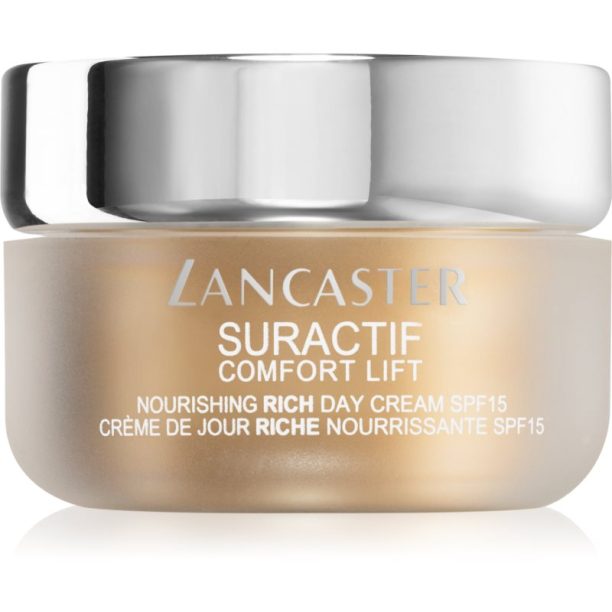 Lancaster Suractif Comfort Lift Nourishing Rich Day Cream подхранващ лифтинг крем SPF 15 за жени  50 мл.