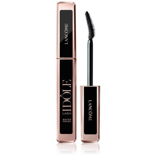 Lancôme Lash Idôle Waterproof водоустойчива спирала за мигли за извиване и разделяне на миглите цвят 01 Black 8 мл.