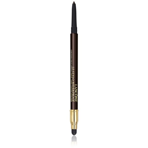 Lancôme Le Stylo Waterproof водоустойчив молив за очи в висока пигментация цвят 03 Chocolat