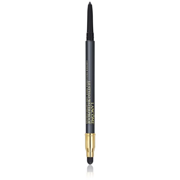 Lancôme Le Stylo Waterproof водоустойчив молив за очи в висока пигментация цвят 08 Réve Anthracite