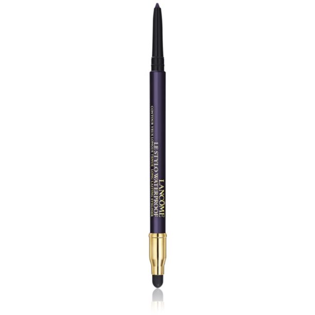 Lancôme Le Stylo Waterproof водоустойчив молив за очи в висока пигментация цвят 09 Prune Radical