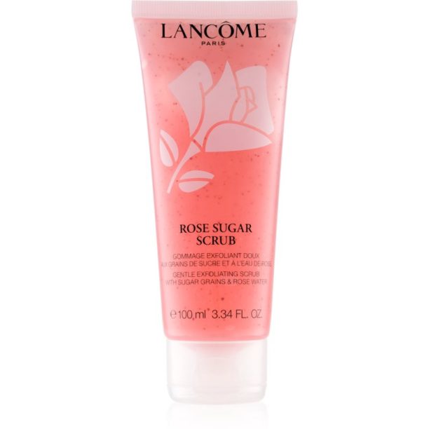 Lancôme Rose Sugar Scrub изглаждащ пилинг за чувствителна кожа на лицето 100 мл. на ниска цена