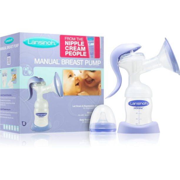 Lansinoh Breastfeeding Manual Breast Pump Помпа за гърди 1 бр.