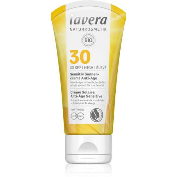 Lavera Sun Sensitiv Anti-Age крем за загар  SPF 30 50 мл.