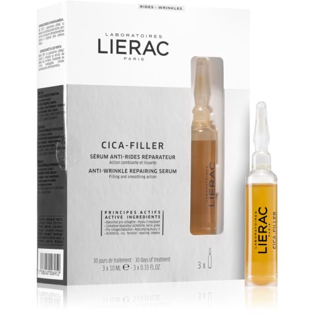 Lierac Cica-Filler интензивен възстановяващ серум против бръчки 3x10 мл.