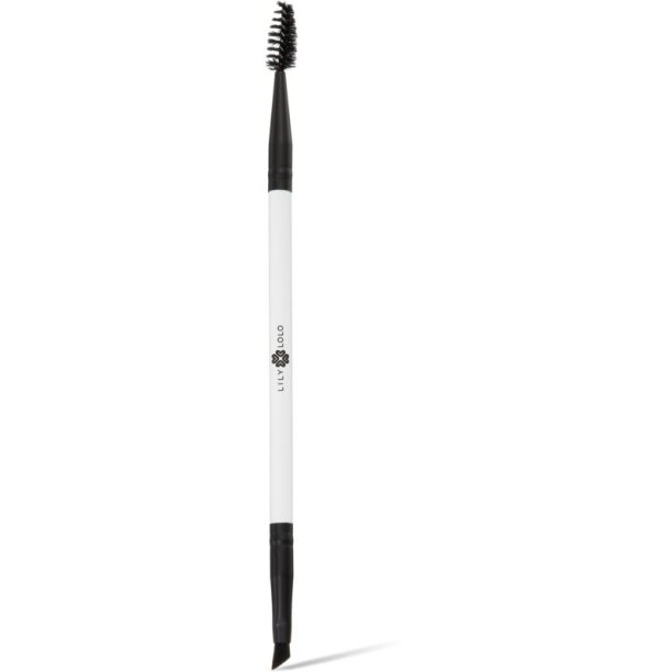 Lily Lolo Angled Brow - Spoolie Brush двустранна четка за вежди 1 бр.