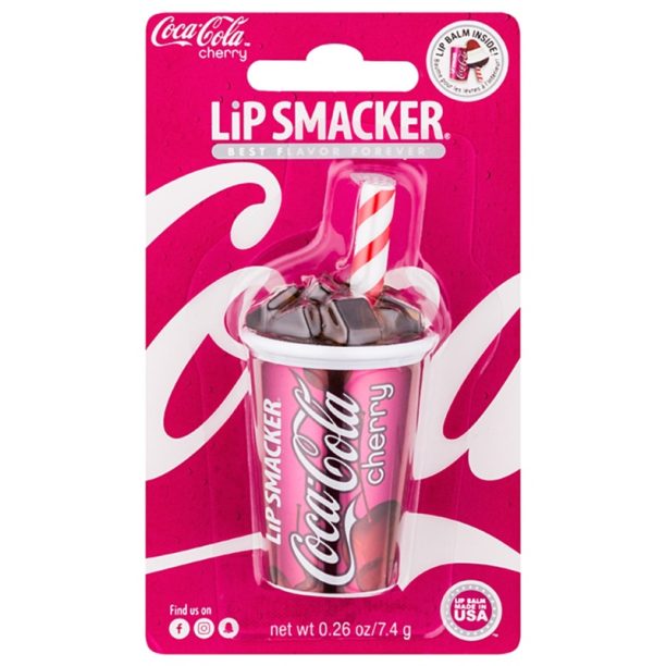 Lip Smacker Coca Cola стилен балсам за устни в чашка вкус Cherry 7.4 гр. на ниска цена