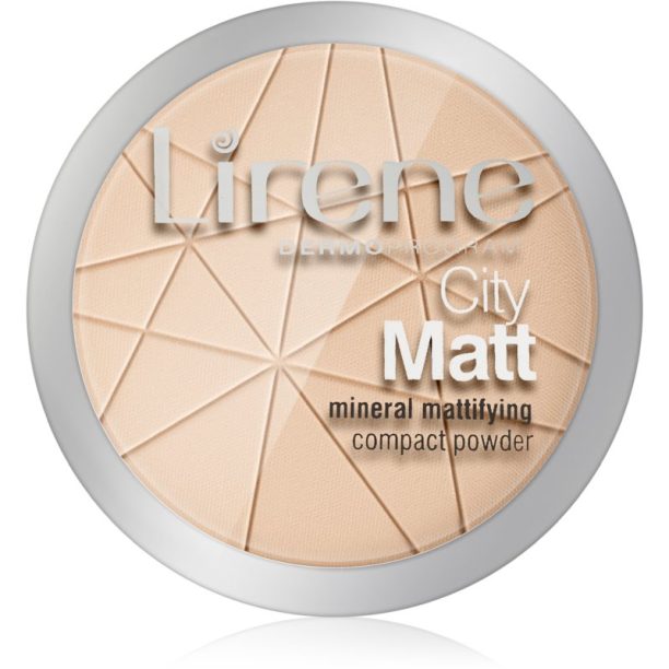 Lirene City Matt матираща пудра цвят 01 Transparent 9 гр.