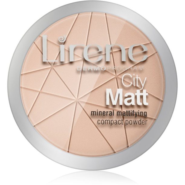 Lirene City Matt матираща пудра цвят 02 Natural 9 гр.