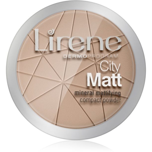 Lirene City Matt матираща пудра цвят 03 Beige 9 гр.