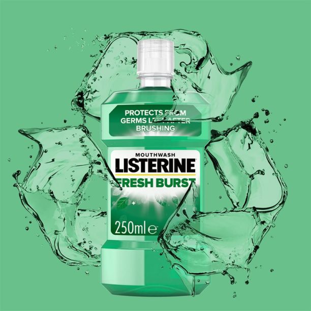 Listerine Fresh Burst вода за уста против зъбна плака 250 мл. купи на топ цена