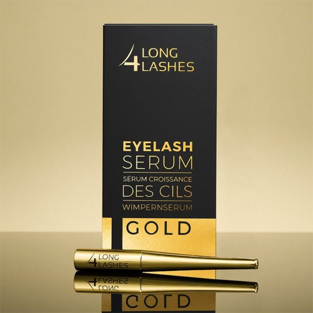 Long 4 Lashes Gold Serum възстановяващ растежа на миглите серум 4 мл. на ниска цена