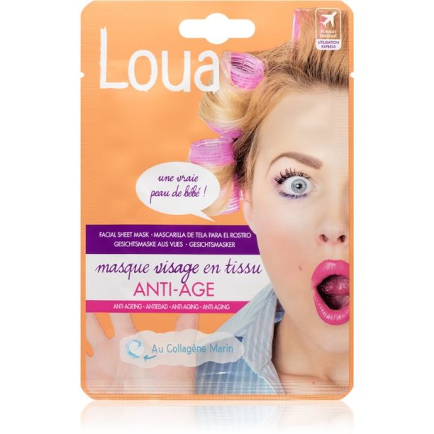 Loua Anti-Aging Face Mask противбръчкова платнена маска 23 мл.