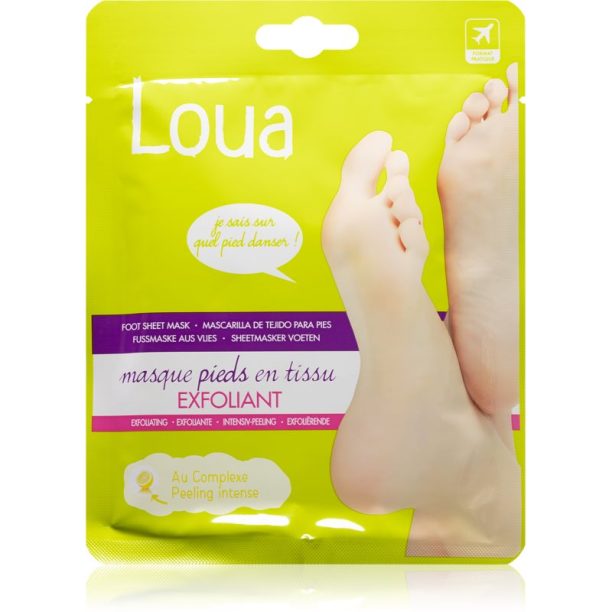 Loua Exfoliating Feet Mask регенерираща маска за крака и нокти 14