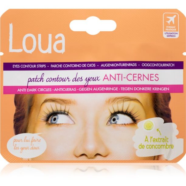 Loua Eyes Contour Strips Anti Shadow околоочна маска против отоци и тъмни кръгове 10 мл.