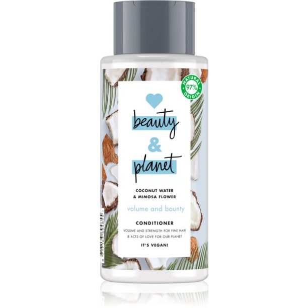 Love Beauty & Planet Volume and Bounty подсилващ балсам за фина коса 400 мл. на ниска цена