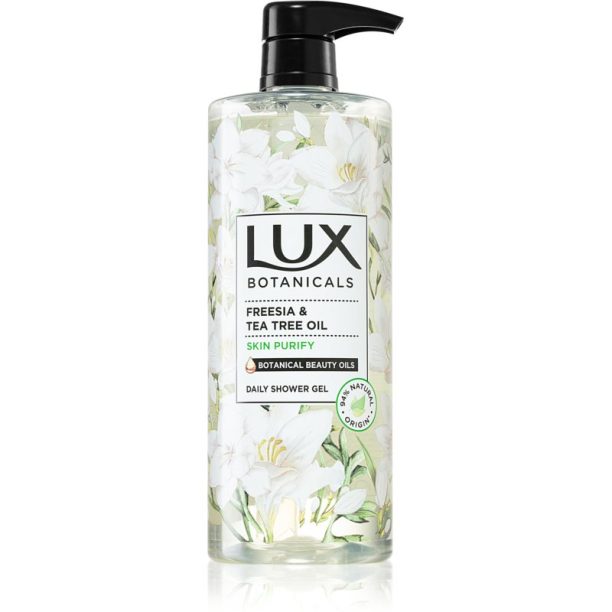 Lux Maxi Freesia & Tea Tree Oil душ гел с дозатор 750 мл. на ниска цена