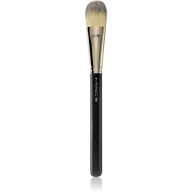 MAC Cosmetics 190 Synthetic Foundation Brush плоска четка за грим 1 бр. на ниска цена