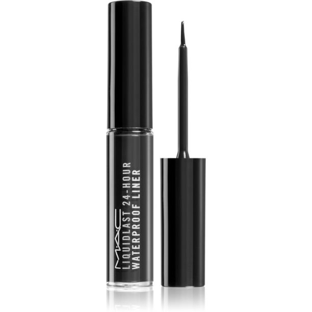 MAC Cosmetics Liquidlast 24 Hour Waterproof Liner течни очни линии цвят Point Black 2