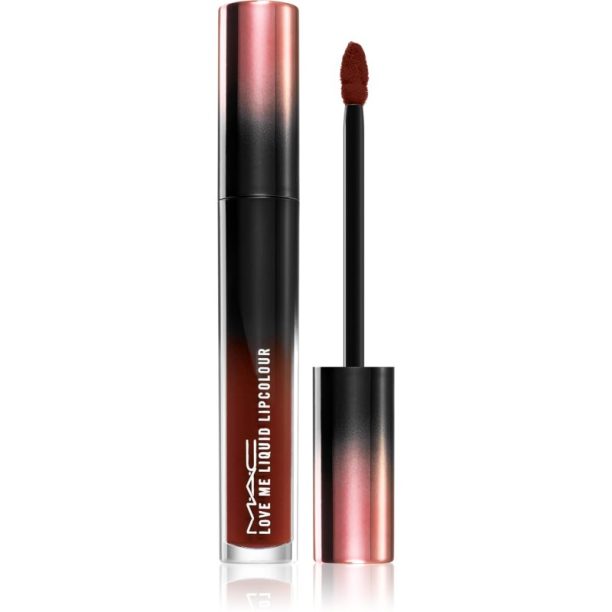 MAC Cosmetics Love Me Liquid Lipcolour Кремообразно червило със сатенено покритие цвят I Vote For Me 3