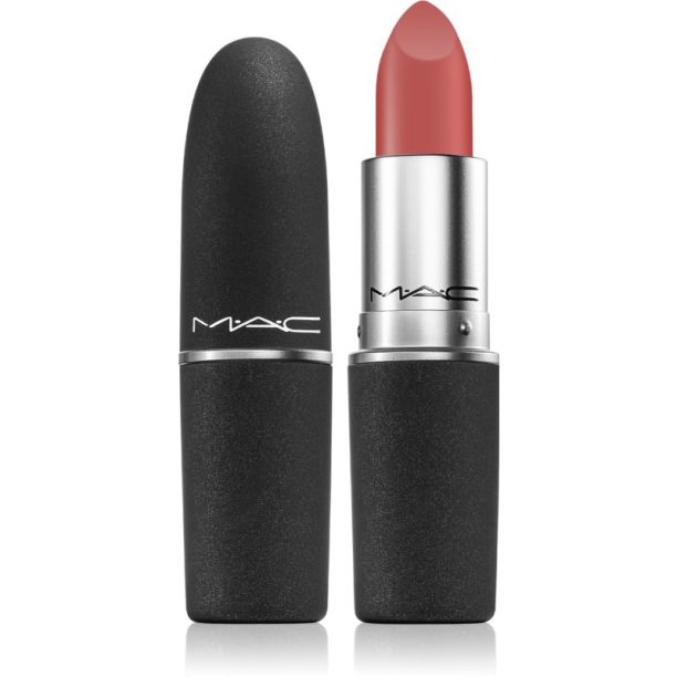 MAC Cosmetics  Powder Kiss Lipstick матиращо червило цвят Brickthrough 3 гр. на ниска цена