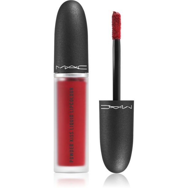 MAC Cosmetics  Powder Kiss Liquid Lipcolour матиращо течно червило цвят Haute Pants 5 мл. на ниска цена