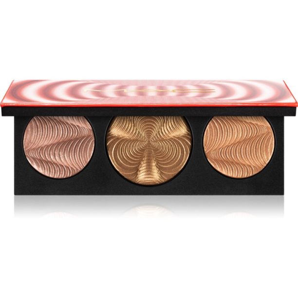 MAC Cosmetics Step Bright Up Extra Dimension Skinfinish Hypnotizing Holiday палитра с озарители цвят Medium/Deep 9 гр. на ниска цена