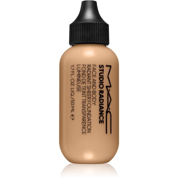 MAC Cosmetics  Studio Radiance Face and Body Radiant Sheer Foundation лек фон дьо тен за лице и тяло цвят C2 50 мл.