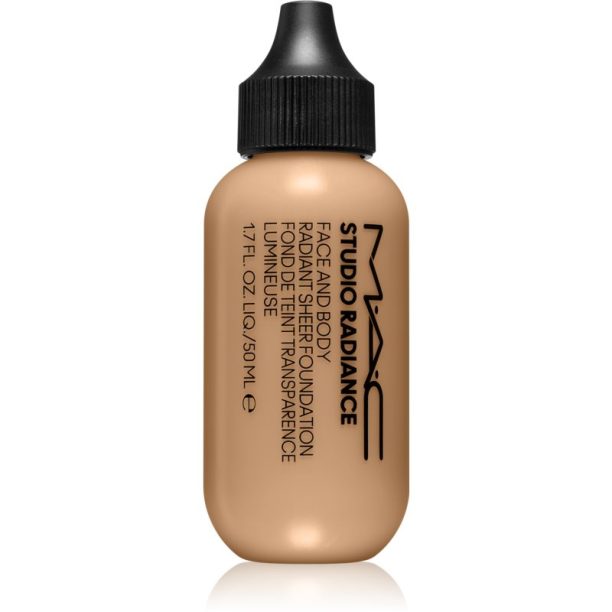 MAC Cosmetics  Studio Radiance Face and Body Radiant Sheer Foundation лек фон дьо тен за лице и тяло цвят C3 50 мл.