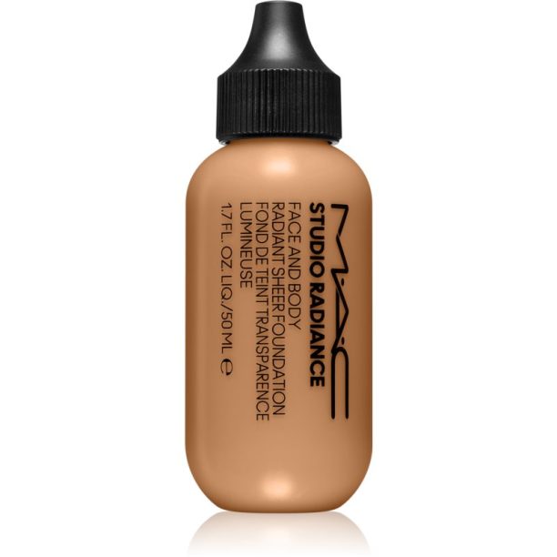 MAC Cosmetics  Studio Radiance Face and Body Radiant Sheer Foundation лек фон дьо тен за лице и тяло цвят C5 50 мл.