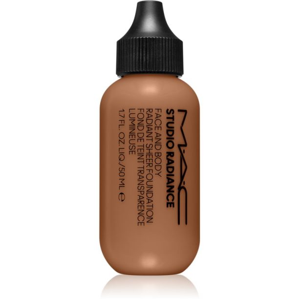 MAC Cosmetics Studio Radiance Face and Body Radiant Sheer Foundation лек фон дьо тен за лице и тяло цвят C6 50 мл.