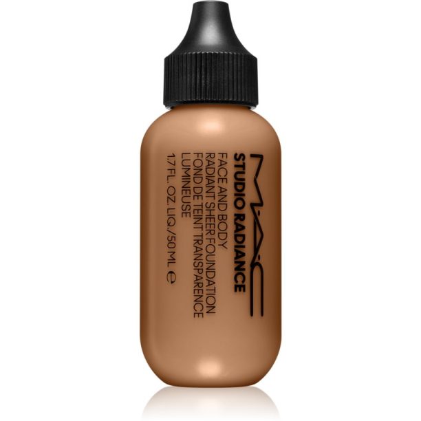 MAC Cosmetics  Studio Radiance Face and Body Radiant Sheer Foundation лек фон дьо тен за лице и тяло цвят N5 50 мл.